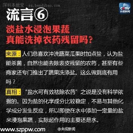 网传近期常见8大谣言 你应该看看