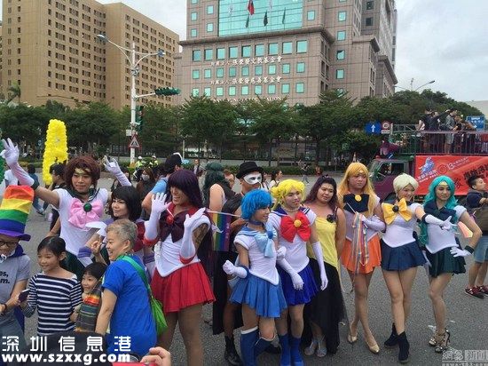台北举行第13届台湾同性恋游行 大陆2000人参加