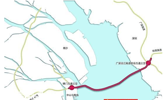 深中通道主体工程后年动工 预计2023年通车