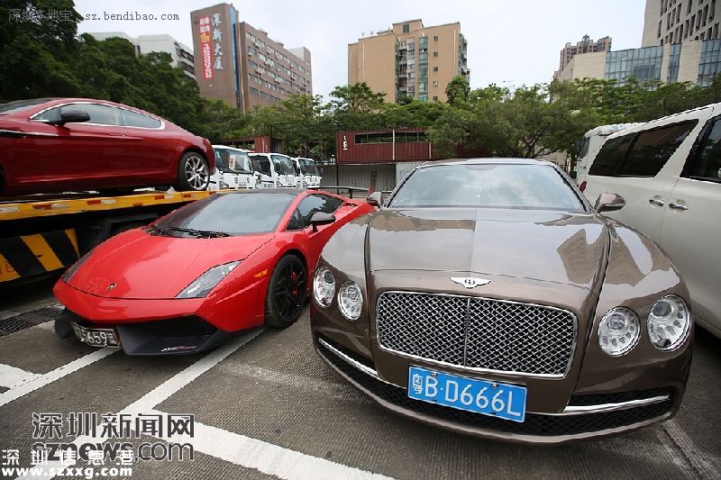 深圳(www.szxxg.com)21辆套牌豪车 市值2300余万元