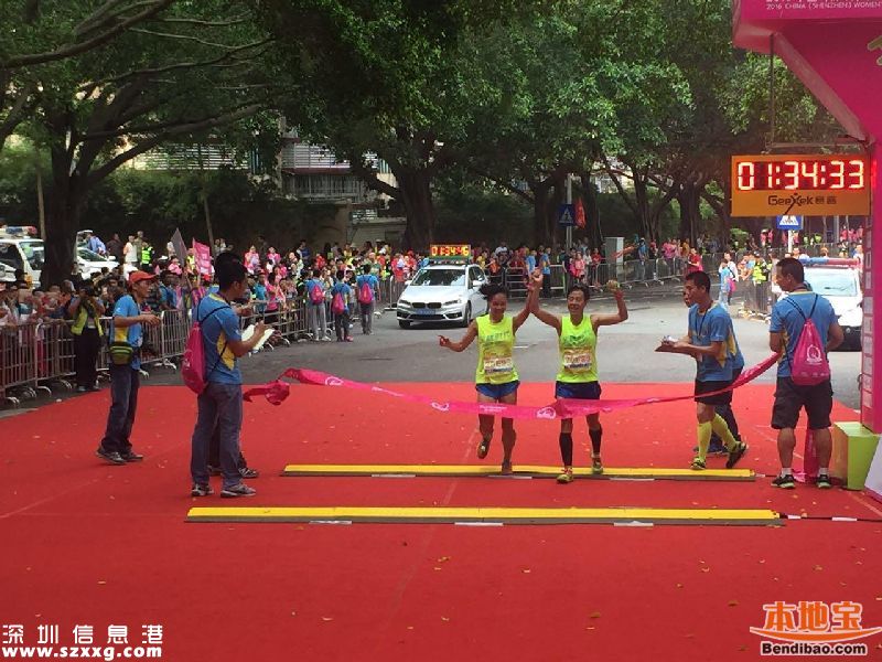 2016深圳女子马拉松冠军亚军季军介绍