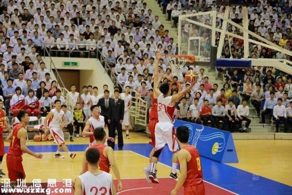 金正恩观看中朝篮球友谊赛 中国队战败