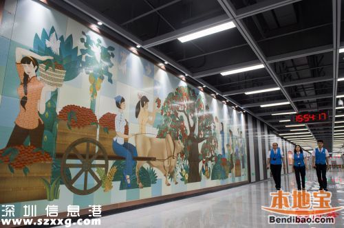 深圳地铁11号线9个站点有艺术墙 都长什么样？