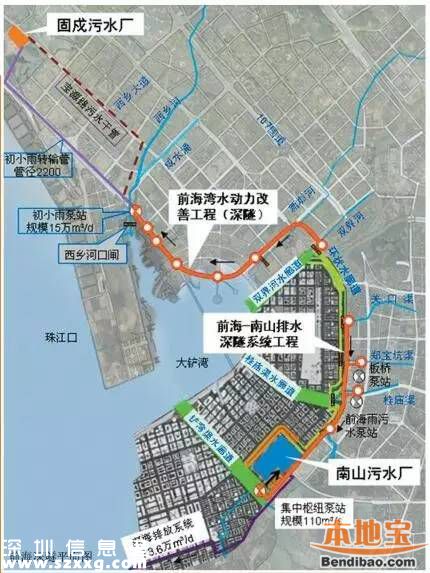 前海拟投资19.57亿元 建多功能排水隧道