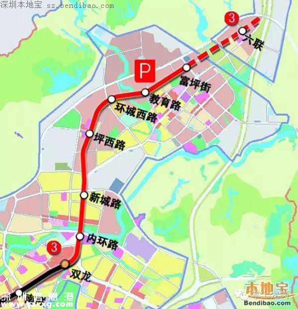 地铁3号线东延段本月开工 共设站点7座(路线图)