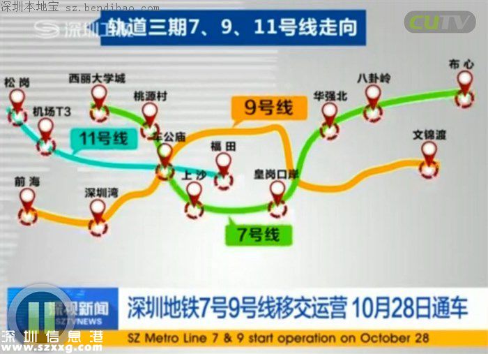 深圳地铁7号线什么时候开通？预计10月28日开通