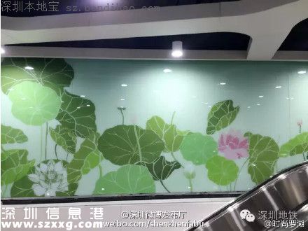 深圳地铁7号线洪湖站实景图曝光 吃喝玩乐最牛线
