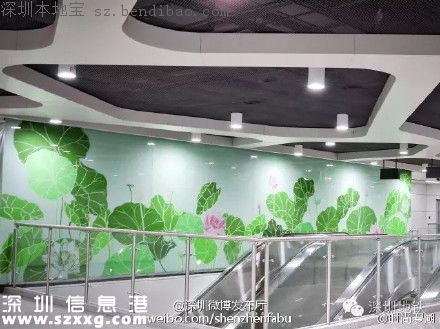 深圳地铁7号线洪湖站实景图曝光 吃喝玩乐最牛线