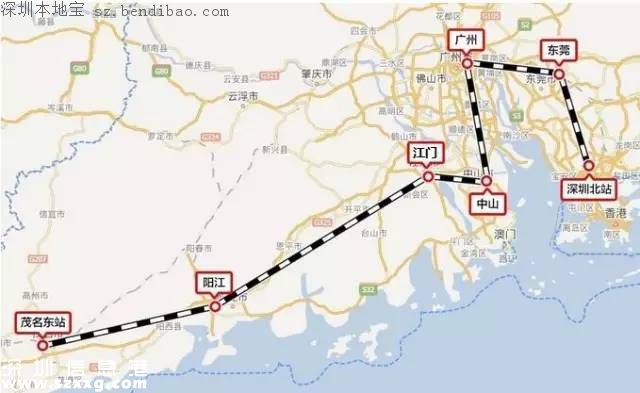 深茂铁路再传捷报 深圳至江门段有望早日开建