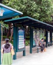深圳公交站安装电子站牌 提供公交车到站等信息