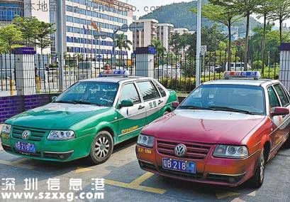 深圳出租车将涨价 红绿的拟全城同价