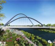 前海11号景观桥 道路改造工程完成25%。