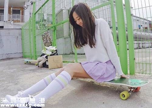 韩国滑板女神